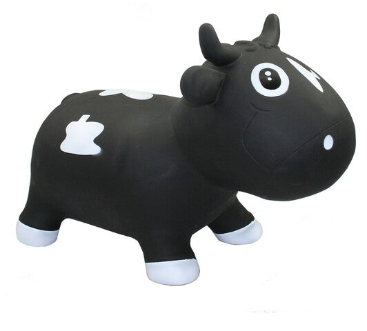Kidzz Farm Jumping Cow svart