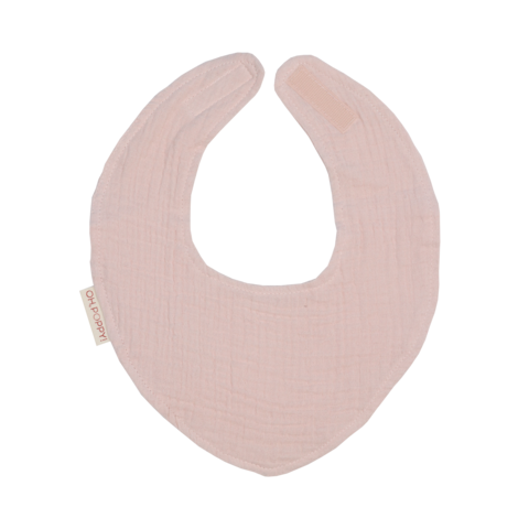 Oh, Poppy! JUNO DROOL BIBS 2-P Powder Pink / Linen Beige