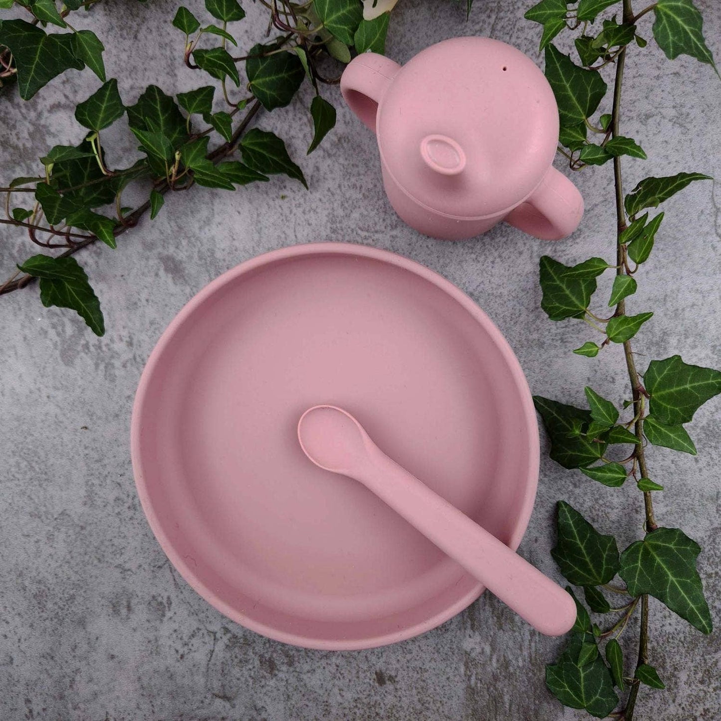 Summerville organic Sippy cup silikon dammig rosa