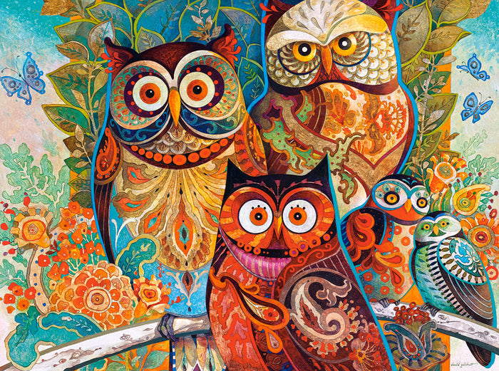 KIDEK pussel - Owls, 2000-bitar