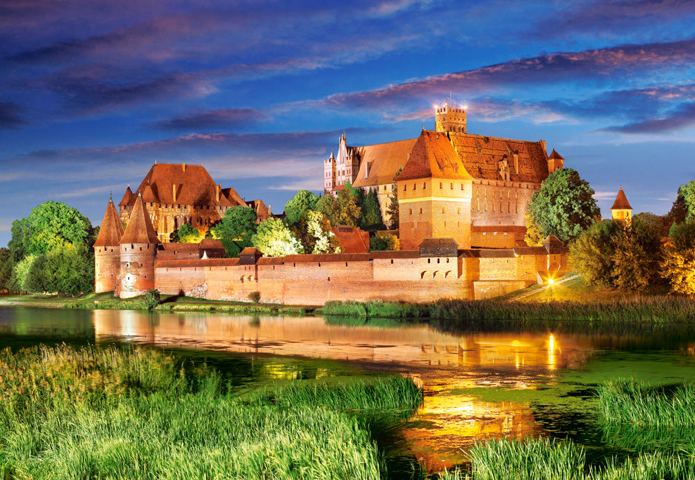 KIDEK pussel - Malbork Castle, Poland, 1000-bitar