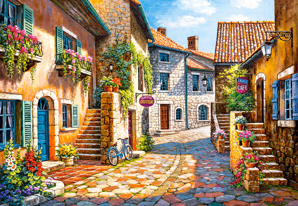 KIDEK pussel - Rue de Village, 1000-bitar