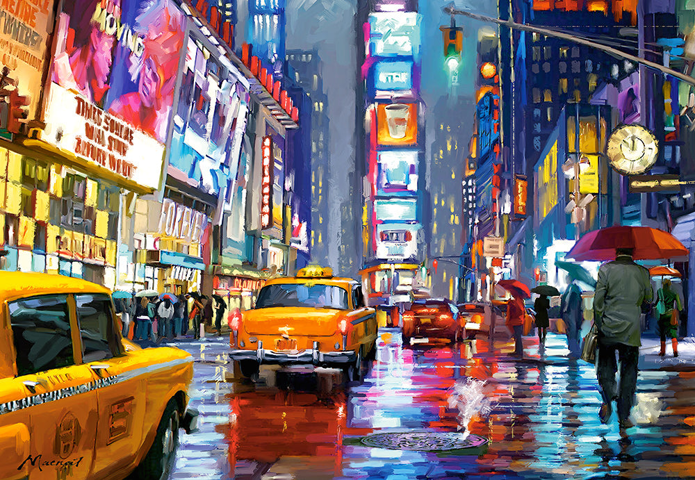 KIDEK pussel - Times Square, 1000-bitar