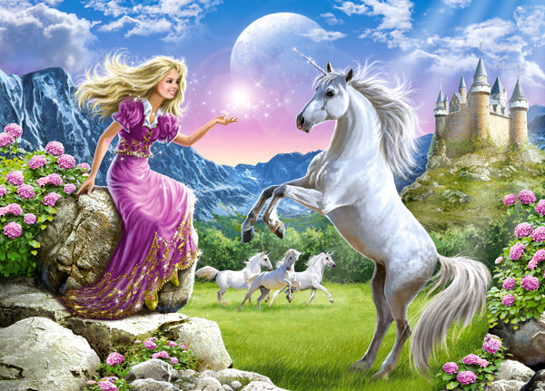 KIDEK pussel - My friend Unicorn, 180-bitar