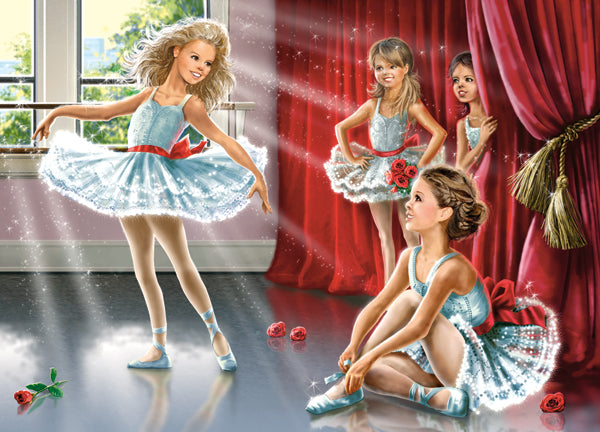 KIDEK pussel - Ballet Class, 120-bitar