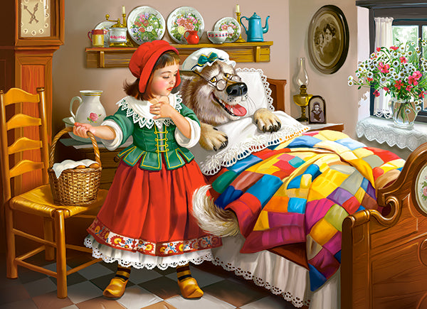 KIDEK pussel - Little Red Riding Hood, 120-bitar