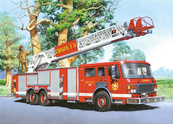KIDEK pussel - Fire Engine, 60-bitar
