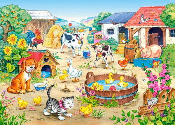 KIDEK pussel - Farm, 60-bitar