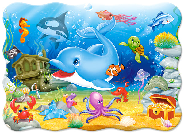 KIDEK pussel - Underwater Friends, 30-bitar