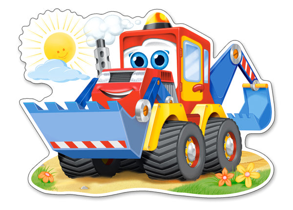 KIDEK pussel - Funny Digger, 12-bitar