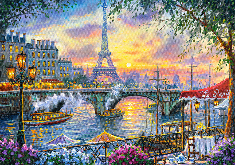 KIDEK pussel - Tea Time in Paris, 500-bitar