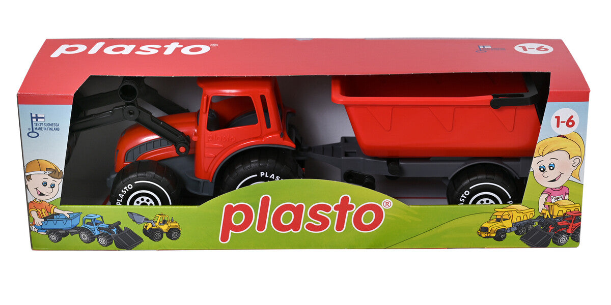 Tactic Plasto traktor med släp