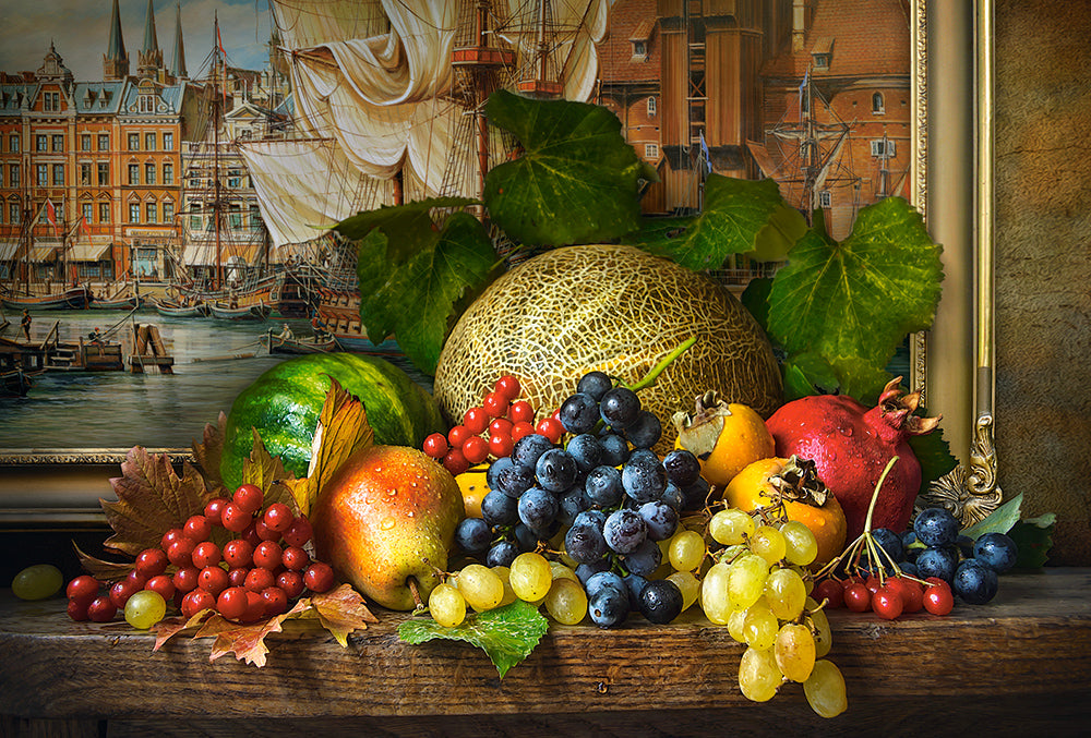 KIDEK pussel - Still Life with Fruits, 1500-bitar