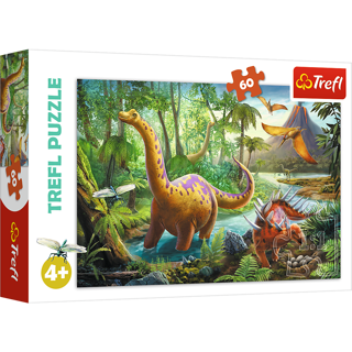 KÄRNAN, PUSSEL, TREFL - 60 BIT DINOSAUR MIGRATION