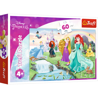 KÄRNAN, PUSSEL, TREFL - 60 BIT DISNEY PRINCESS