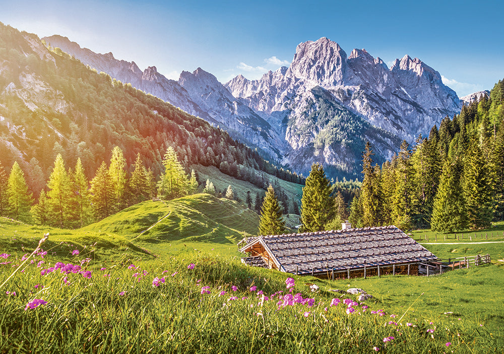 KIDEK pussel - Summer in the Alps, 500-bitar