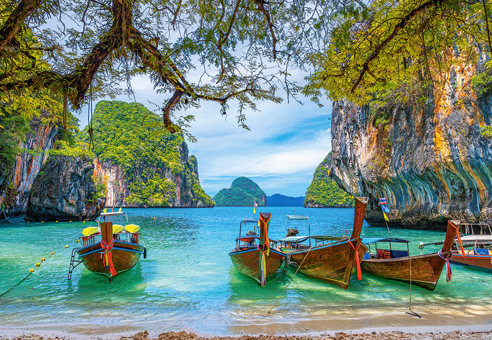 KIDEK pussel - Beautiful Bay in Thailand, 1500-bitar