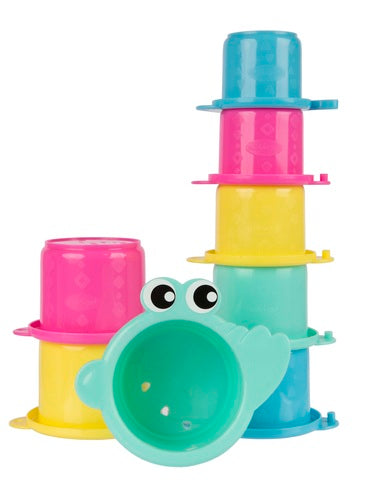 Playgro - Playgro Crocodile Cups 6m+