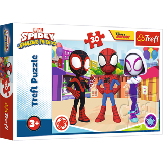 KÄRNAN, PUSSEL, TREFL - 30 BIT MARVEL SPIDEY