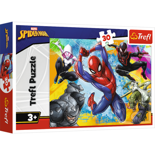 KÄRNAN, PUSSEL, TREFL - 30 BIT SPIDERMAN