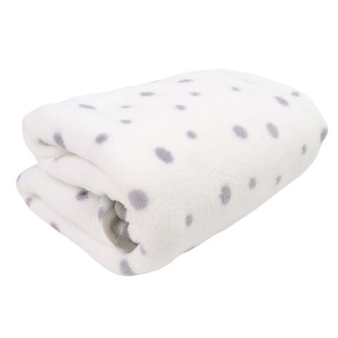 Carlo Baby Fleecefilt Grå Prick & Gosedjur Giftset Grå Räv