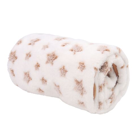 Carlo Baby Fleecefilt Beige Stjärna & Gosedjur Beige Kanin