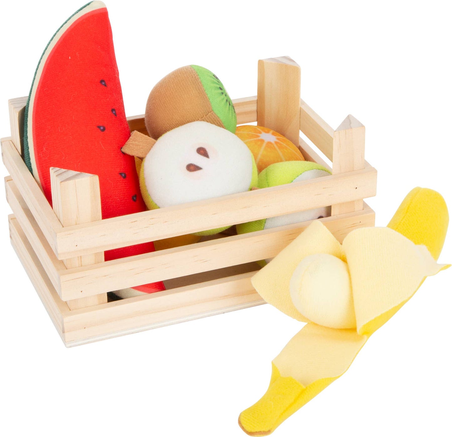 small foot Tyg Frukt Set Med Box | Handlare | Trä