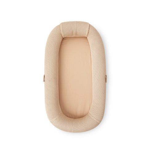 Carlo Baby Nest Beige Waffled with Play Arch and 3 Toys