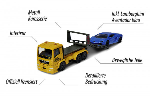 MAJORET - Trailer Assortment, 6-asst.