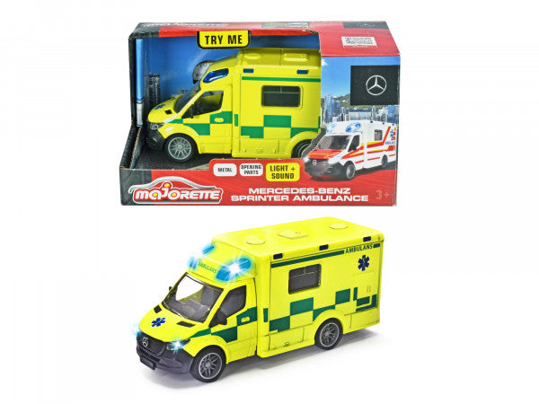 Majorette Grand Series - Mercedes-Benz Sprinter Svensk Ambulans