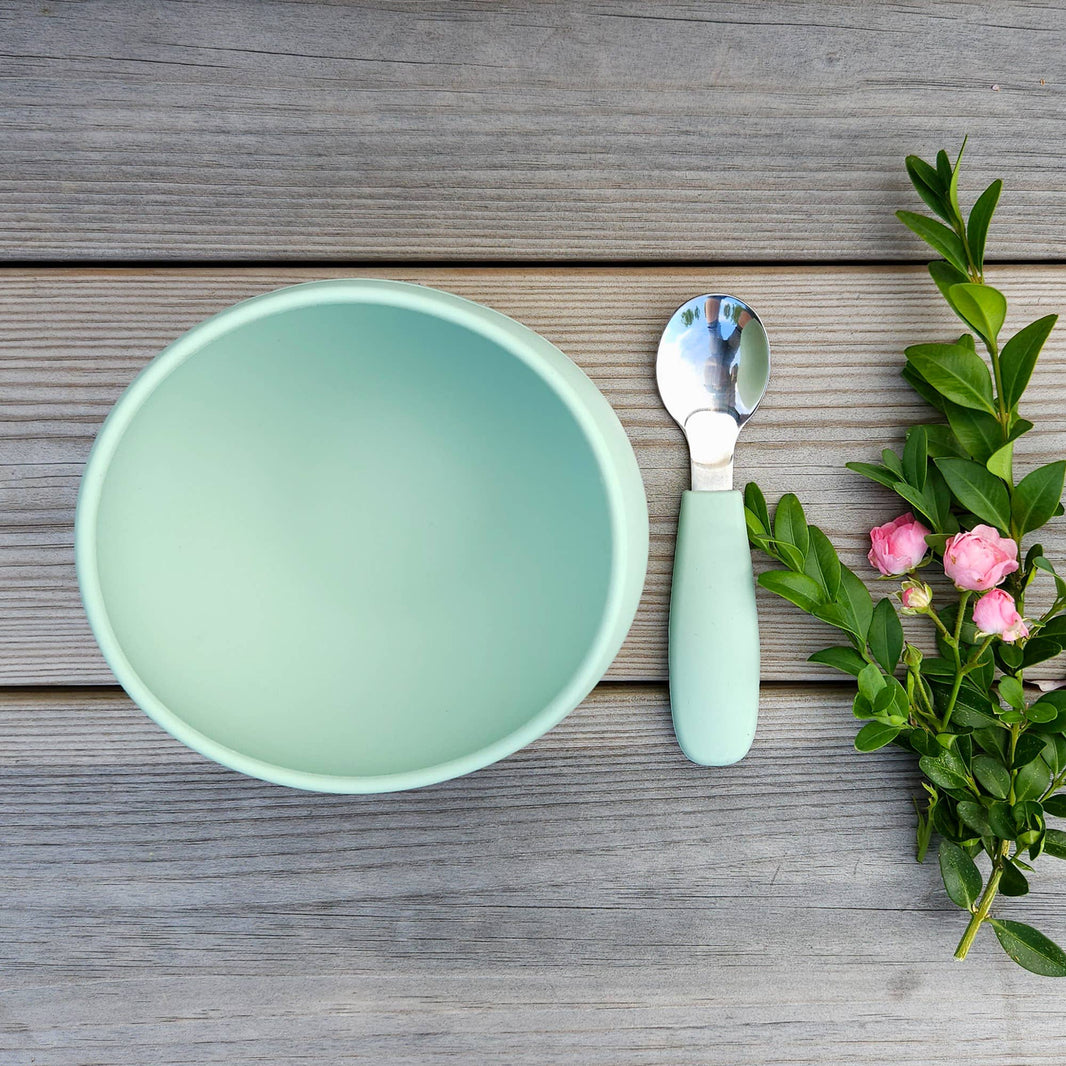 Summerville organic Silikonskål Grön