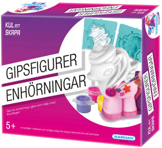 Kärnan - KAS GIPSFIGURER ENHÖRNINGAR