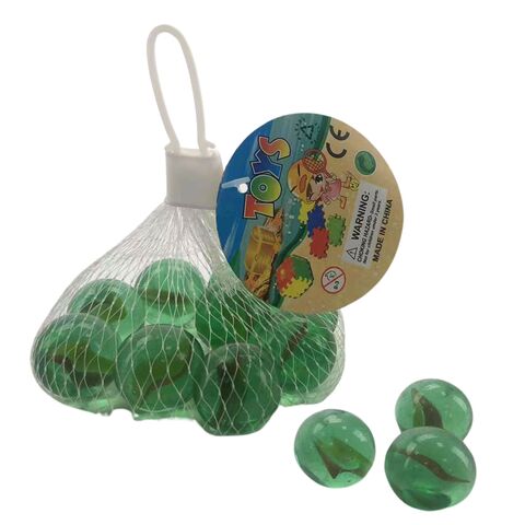 GLASKULOR 25MM 12PCS 2 OL BLÅ/GRÖN