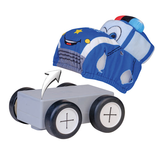 RC POLICE PLUSH CAR RADIODSTYRD 20 CM