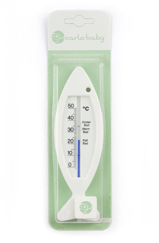 Carlo Baby Badtermometer Fisk Vit