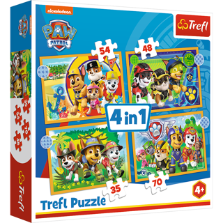 KÄRNAN, PUSSEL, TREFL - 35+48+54+70 BIT PAW PATROL