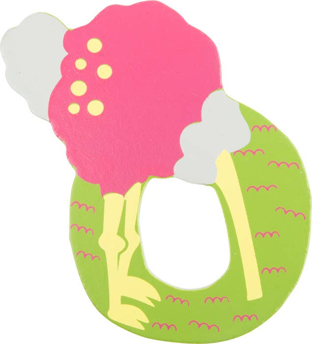 small foot Träbokstäver Djur A-Z