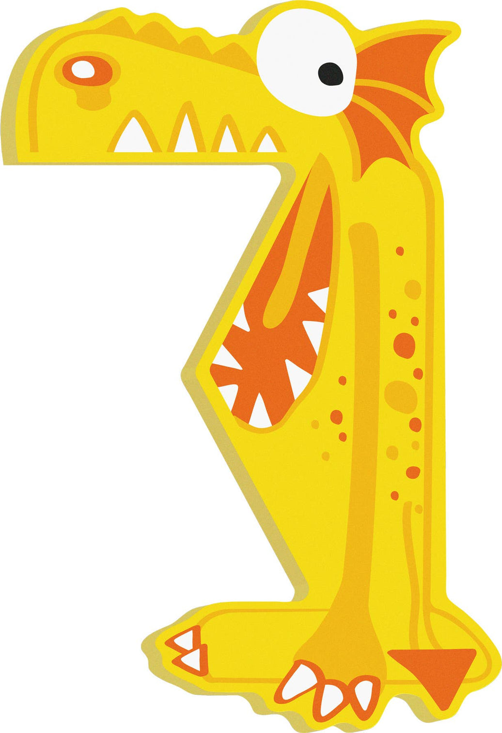 small foot ABC-bokstav Monster Murphy