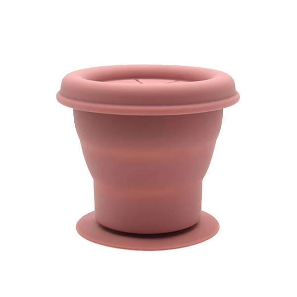 Snackpot silikon dammig rosa
