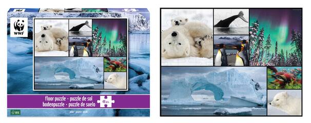 WWF GOLVPUSSEL 48PCS - POLARIS
