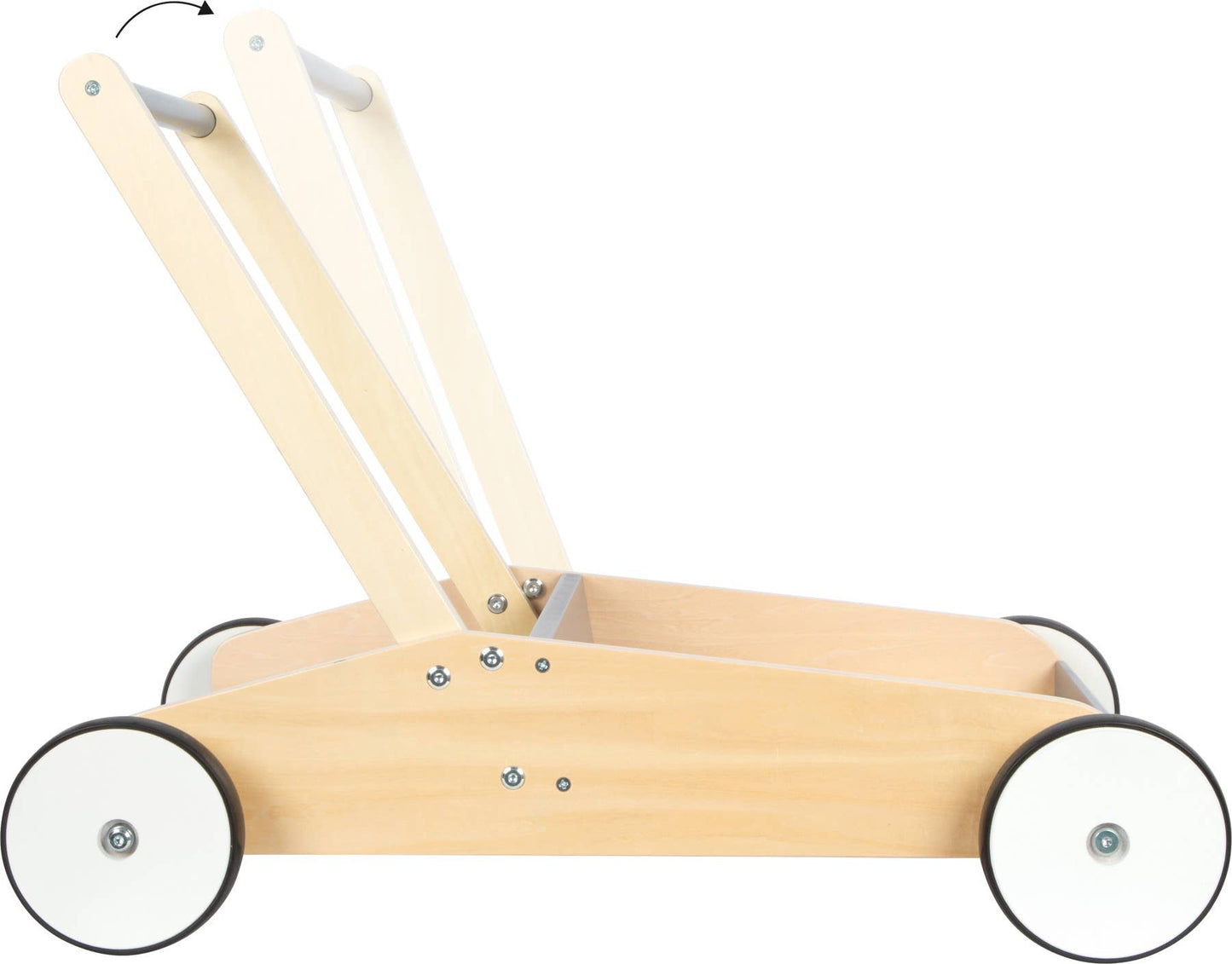 small foot Skiffergrå barnrullator | motorik | träleksaker