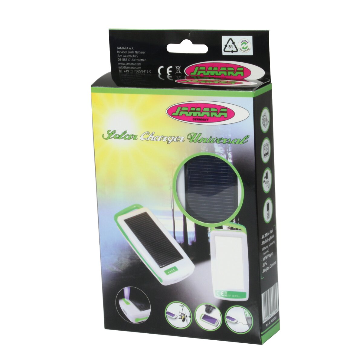 JAMARA Universal Solar Charger