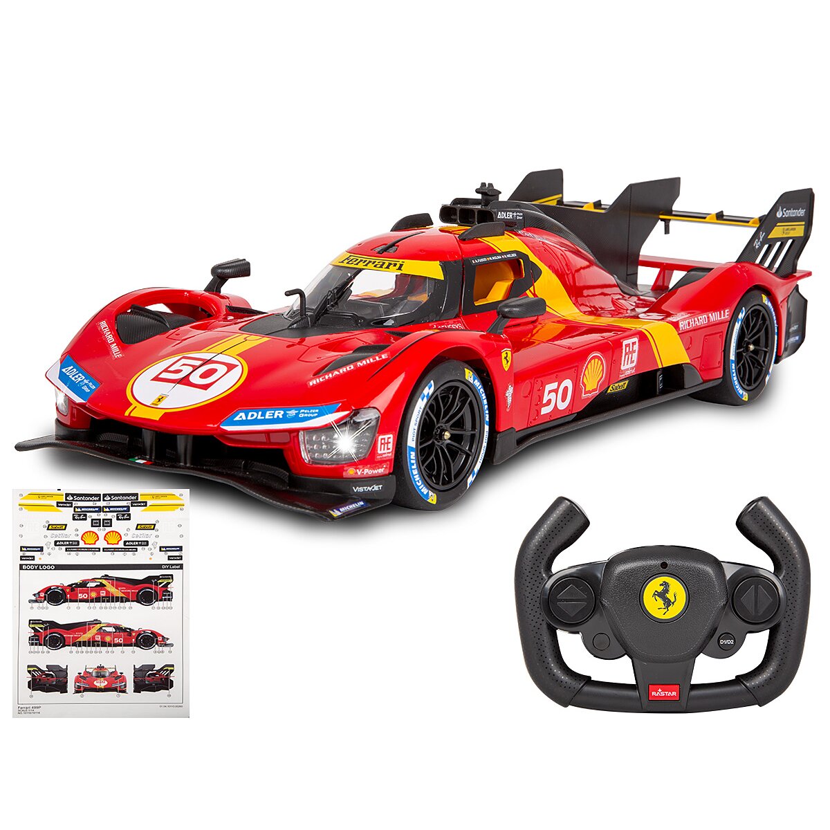 JAMARA Ferrari 499P 1:14 red 2,4GHz manual door