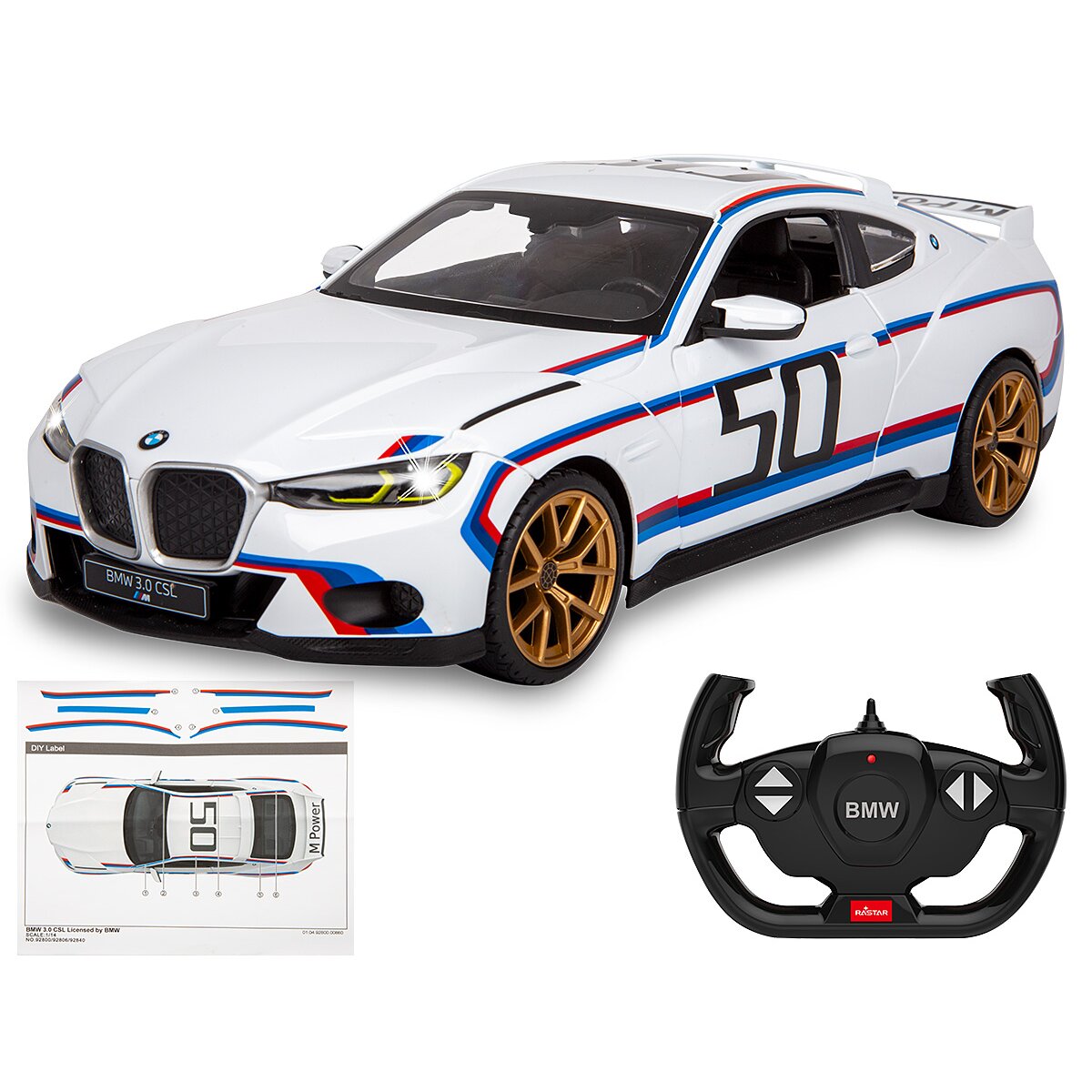 JAMARA BMW 3.0 CLS 1:14 white 2,4GHz manual door