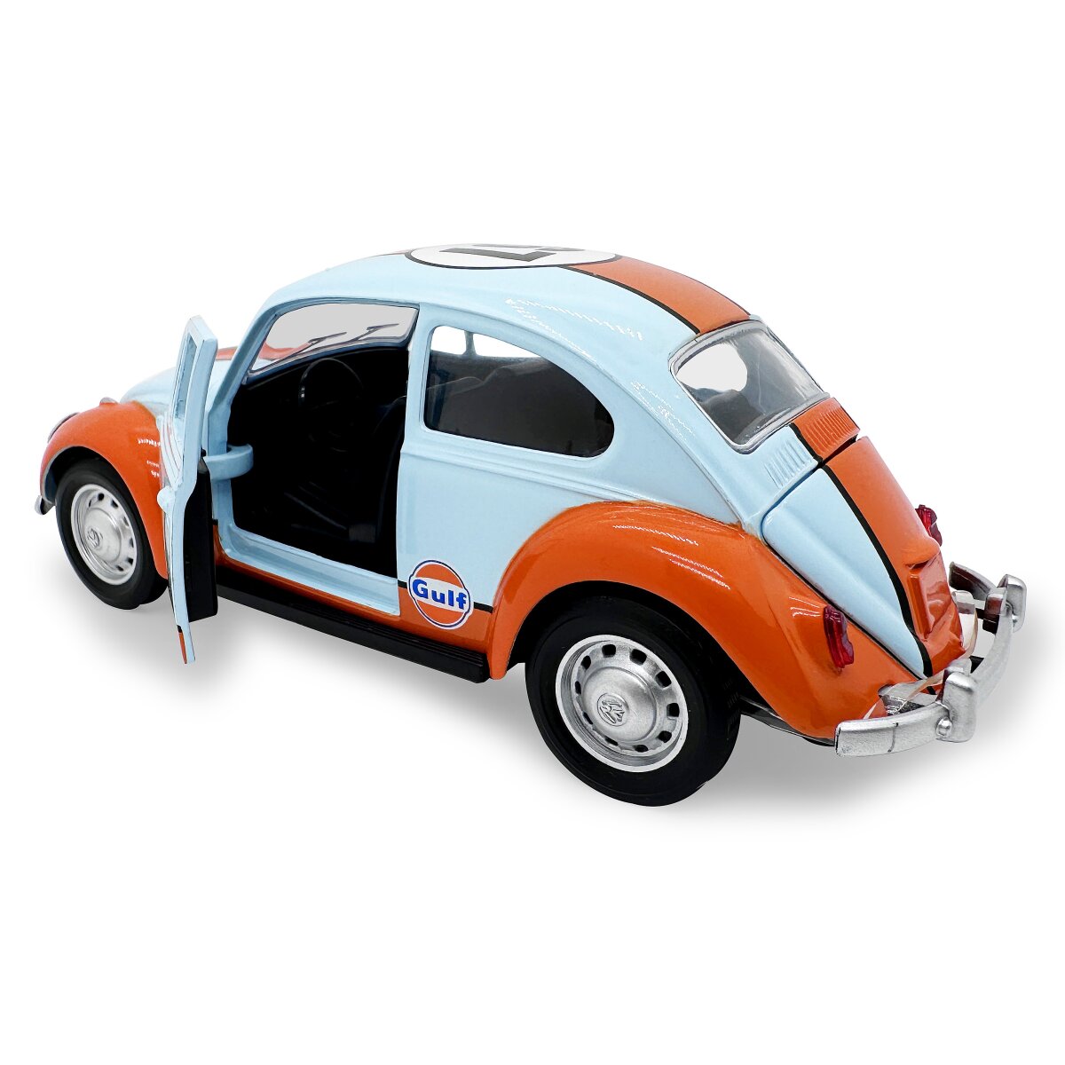 JAMARA Volkwagen Classical Beetle 1967 Diecast 1:28 light blue incl. Button cells