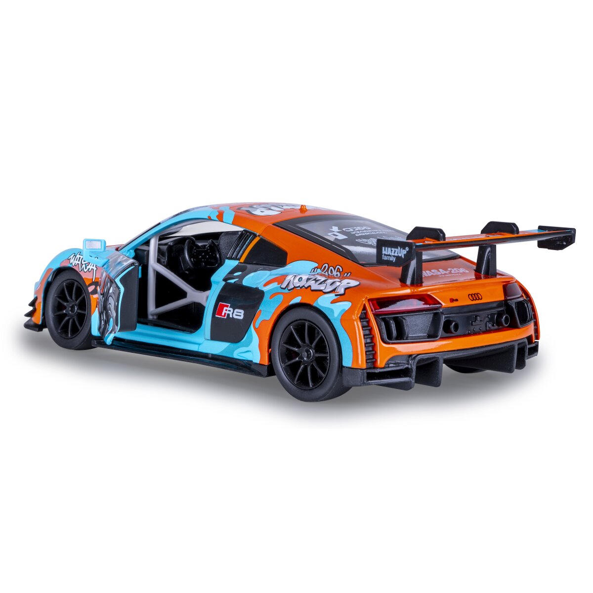 JAMARA Audi R8 LMS Diecast 1:24 blue incl. Button cells