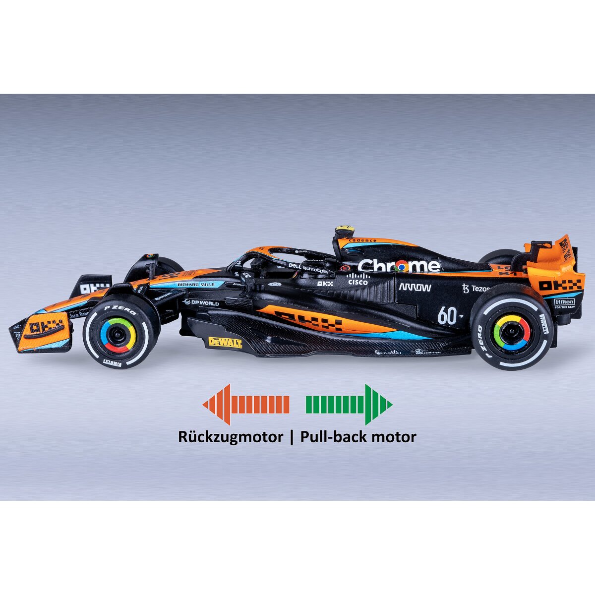 JAMARA McLaren MCL60 2023 Diecast 1:43 black