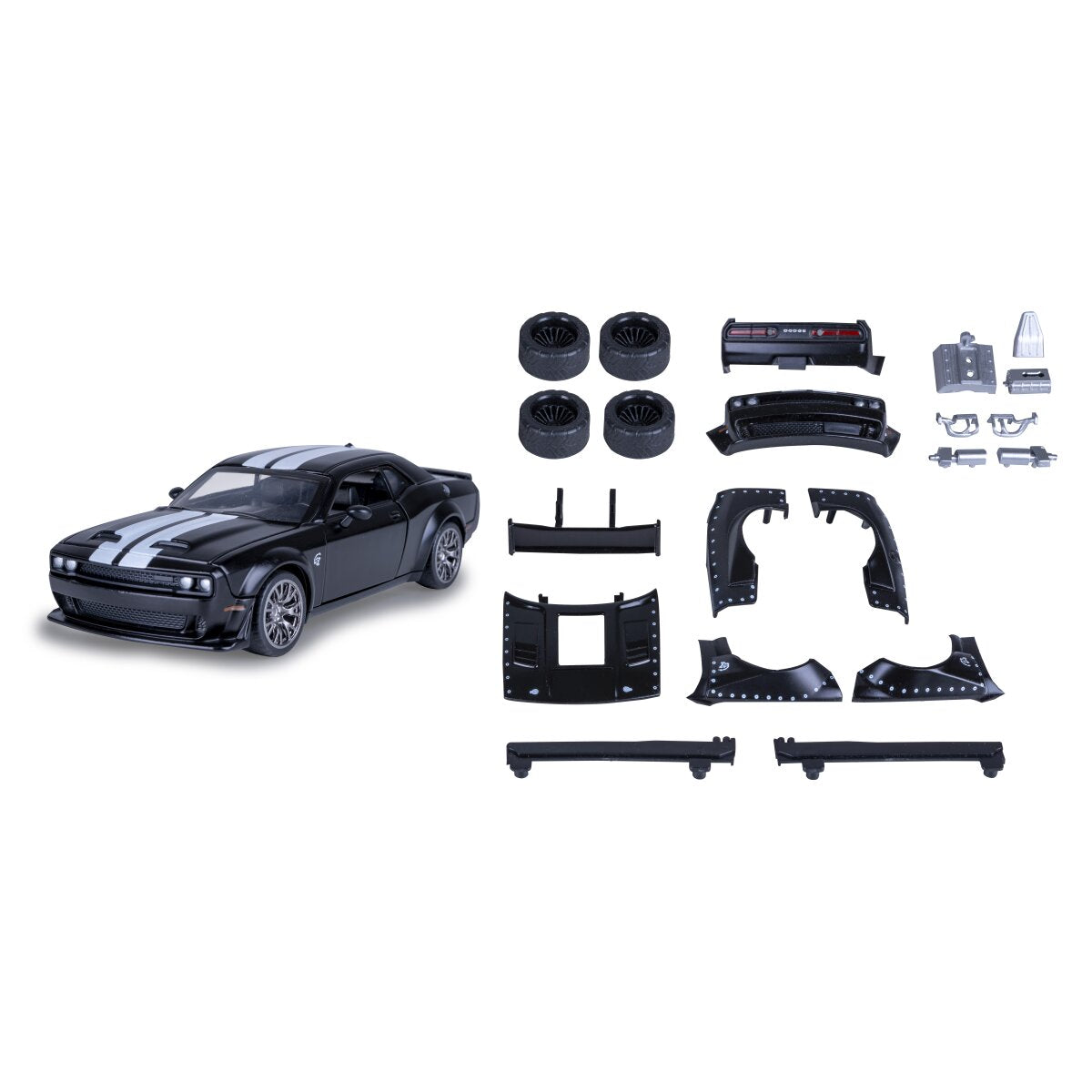 JAMARA Dodge Challenger SRT Jailbreak Diecast 1:36 black 2in1