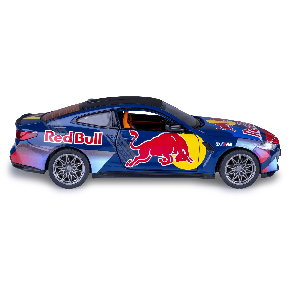 JAMARA BMW M4 Diecast 1:24 blue incl. Button cells