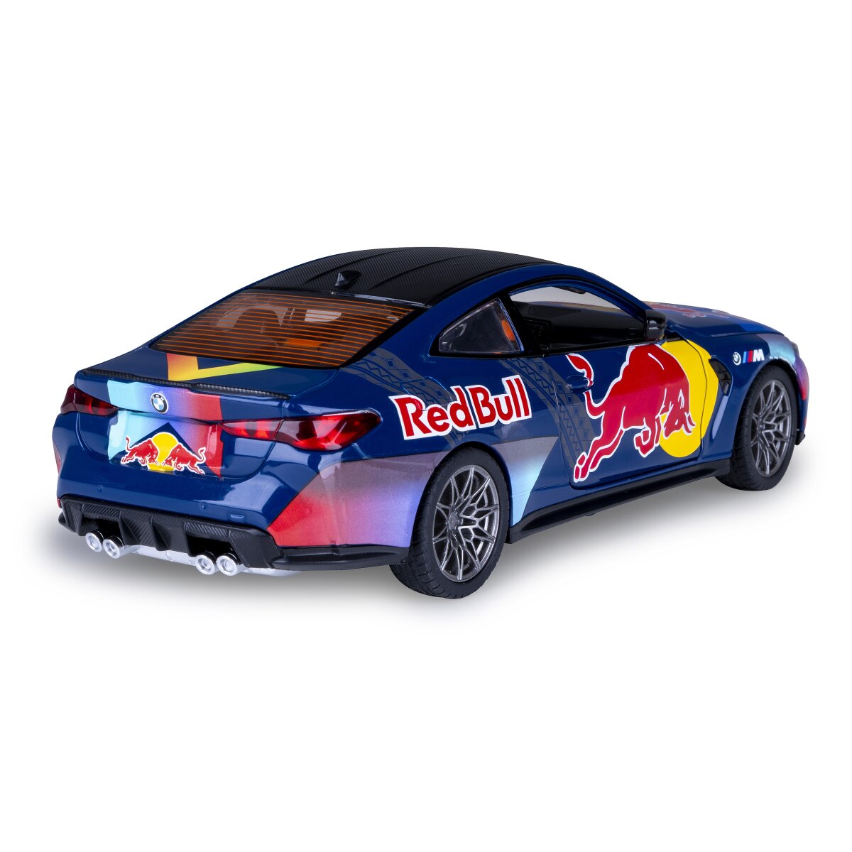 JAMARA BMW M4 Diecast 1:24 blue incl. Button cells